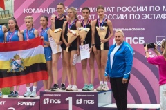 Воспитанница спортивной школы олимпийского резерва Пушкинского района Маргарита Дутчак в составе сборной Санкт‑Петербурга завоевала золотую медаль