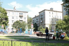 Комплексное благоустройство квартала в Автово близится к завершению