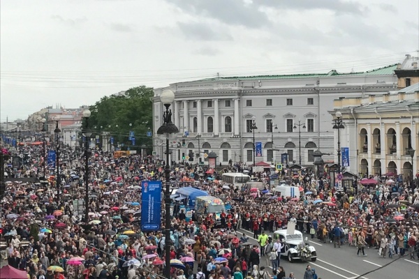 День России. Марш-парад военных духовых оркестров. 12 июня 2017 года