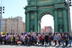 В Кировском районе прошли торжественно-траурные мероприятия, посвященные 77-й годовщине со Дня Победы
