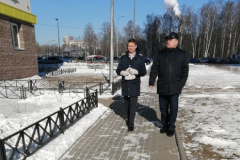 Контроль за уборкой территорий Калининского района