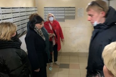Администрация оценила уборку квартала на Пулковском шоссе