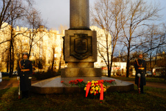 Ежегодное возложение цветов у памятного знака на месте Введенского храма