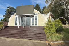 В Курортном районе проводится демонтаж незаконной банкетной площадки