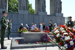 На Серафимовском кладбище состоялась торжетсвено-траурная церемония