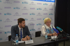 Мария Щербакова приняла участие в пресс-конференции Медиацентра Правительства Санкт‑Петербурга