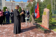 На Хасанской улице открыли Аллею Героев, посвящённую павшим воинам специальной военной операции