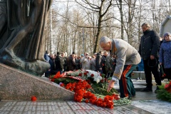 На Серафимовском кладбище почтили память солдат, погибших в Афганистане