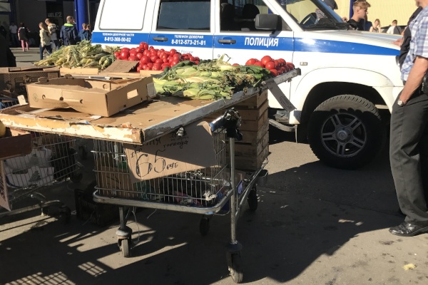 В Невском районе прошел рейд против несанкционированной торговли