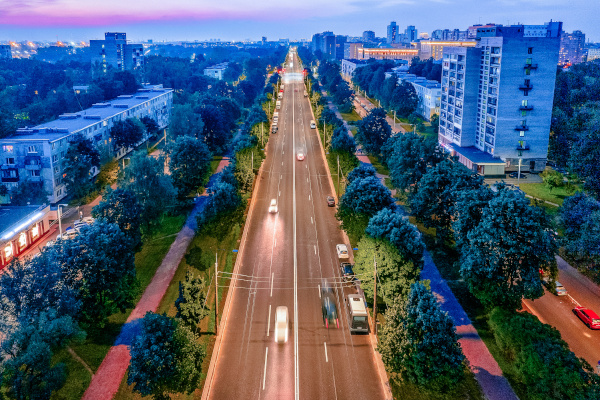 Замена освещения на Новоизмайловском проспекте
