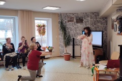 «С улыбкой по жизни!» в КЦСОН Пушкинского района прошло мероприятие для граждан элегантного возраста