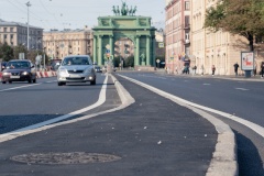 Значительный участок проспекта Стачек приведен в нормативное состояние
