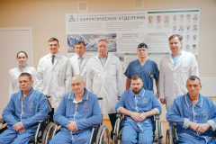 Александр Беглов встретился с участниками специальной военной операции, находящимися на лечении в Городской больнице Святого Великомученика Георгия