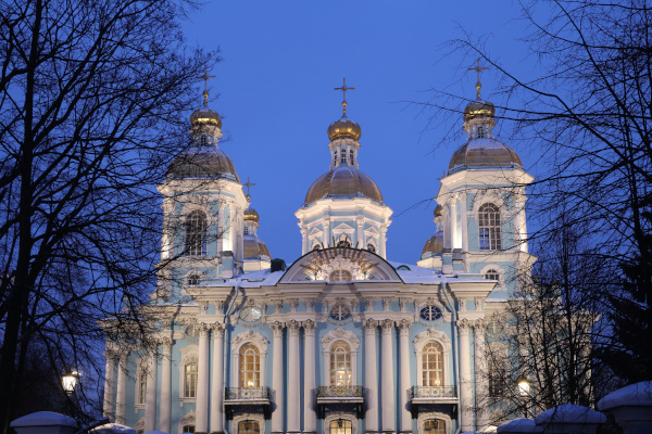 Праздничное богослужение в Николо-Богоявленском морском Соборе