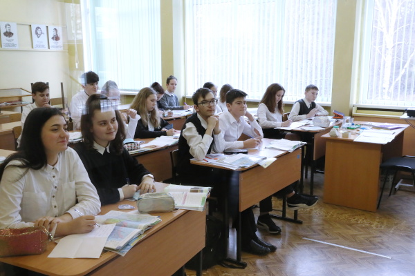 Посещение школы №506 Кировского района