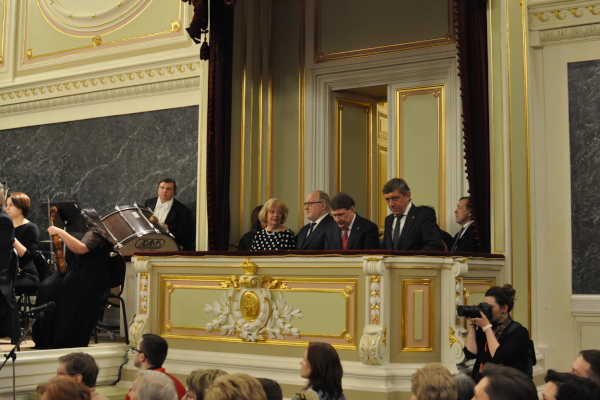 В Капелле прошел торжественный вечер, посвященный 75-летию Владимира Окрепилова
