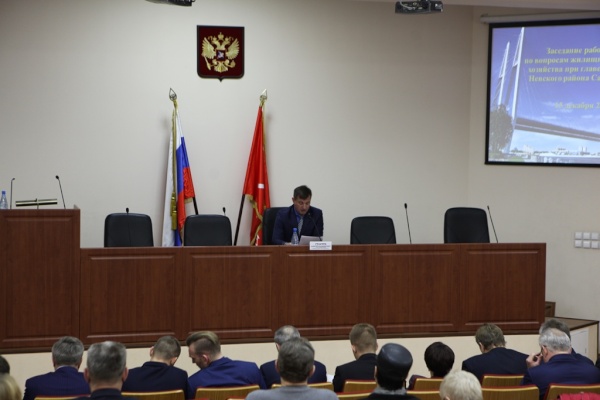 В Невском районе состоялось первое заседание рабочей группы по вопросам ЖКХ при главе администрации