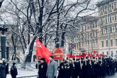 Парад школьников 1944 года повторили учащиеся Центрального района