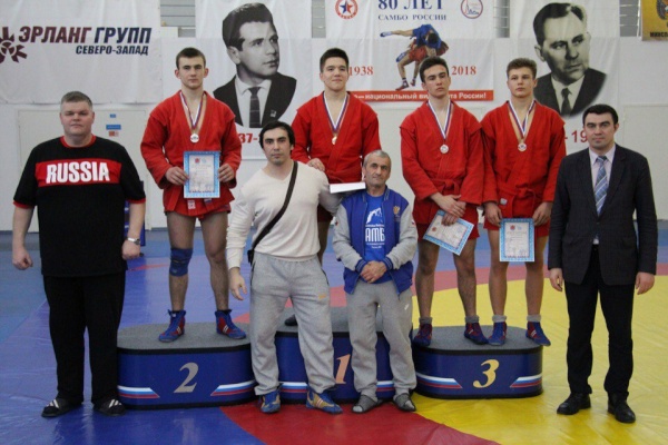 Спортсмены Фрунзенского района стали призерами Первенства Санкт‑Петербурга по самбо