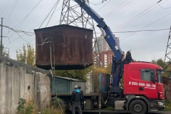 Началась подготовка к сносу гаражей в зоне строительства ШМСД. Комиссионный осмотр проходит при участии представителей администрации Красногвардейского района.