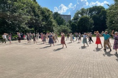 В Кировском районе состоялась танцевальная развлекательная встреча «Да здравствует Российский флот!»