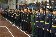 В спортивном комплексе Военно-космической академии прошли соревнования на кубок губернатора среди городских суворовцев, нахимовцев и кадет