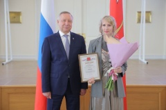 В Смольном прошла торжественная церемония чествования работников социальной сферы Петербурга