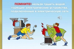 Что делать если загорелся электроприбор: тушить или бежать?