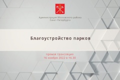 Прямая трансляция: благоустройство парков