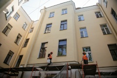 Петербург отремонтировал 2,7 млн м² фасадов домов за пять лет в рамках текущего ремонта