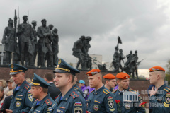 Торжественно-траурная церемония возложения цветов в День поминовения в память павших и живых защитников Ленинграда