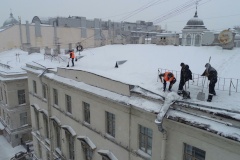 Меры, предпринимаемые администрацией Центрального района по уборке снега