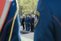Кадетскую линейку в школе № 364 посетил заместитель Министра РФ по делам гражданской обороны, чрезвычайным ситуациям и ликвидации последствий стихийных бедствий Алексей Серко
