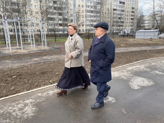 Ход строительства новой школы № 487