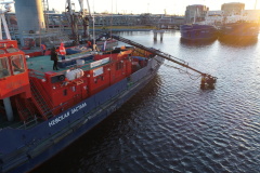 В Большом порту Санкт‑Петербурга состоялись учения по ликвидации нефтеразлива