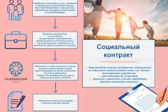 Государственная социальная помощь жителям Калининского района на основании социального контракта