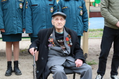 Участника Великой Отечественной войны, жителя Кировского района Василия Агеева поздравили с 80-летием Победы