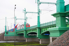 После реконструкции открылся железнодорожный путепровод над Пулковским шоссе