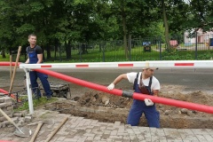 На Петровском острове станет светлее: в текущем году вдоль межквартальной дороги появится современное освещение