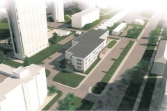 Новая поликлиника в квартале 25-26 Полюстрово