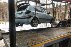 С территории района продолжается вывоз автохлама
