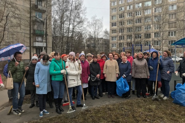В Невском районе прошла экологическая акция «Чистота – залог здоровья наших детей»