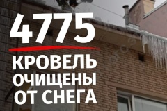 В Санкт‑Петербурге завершена очистка от снега крыш социально значимых объектов
