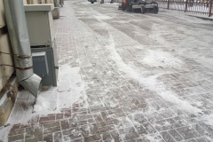 1738 дворов очистили от снега в Центральном районе