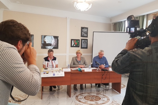 Пресс-конференция, посвященная пробегу Пушкин-Петербург и Всероссийскому дню бега «Кросс Нации»