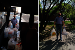 Месяц подходит к концу, но не подходит к концу работа волонтеров Кировского района