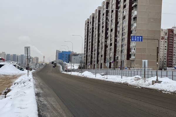В Московском районе открыто рабочее движение в обе стороны по новому путепроводу через Московское шоссе