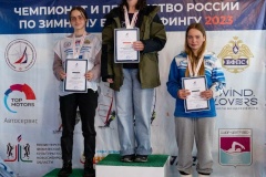 Петербурженка – призер чемпионата и первенства России по зимнему виндсерфингу