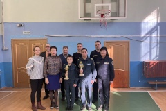 В школе №167 Центрального района прошёл строевой смотр среди классов пожарных кадетов