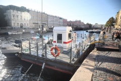 В Петербурге у Музея Фаберже заработал новый городской причал